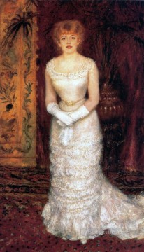 portrait actress jeanne samary Pierre Auguste Renoir Oil Paintings